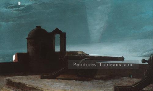 Projecteur sur l’entrée du port réalisme peintre Winslow Homer Peintures à l'huile